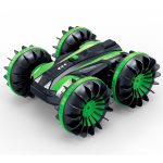 Four-wheel drive remote control amphibious stunt car waterproof double-sided driving tank car toy remote control double-sided car-01 (2)