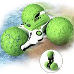 Three-wheeled remote control car amphibious stunt car waterproof acrobatic car toy car remote control tricycle-02